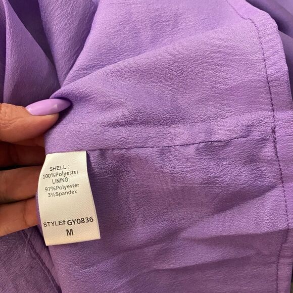 Do+ BE one shoulder satin midi dress, M - Picture 15 of 15